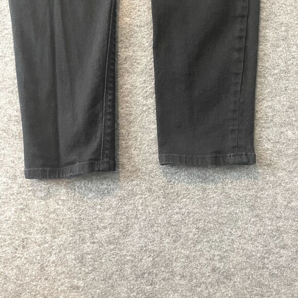 RIVER ISLAND Men's Mid-Rise Slim Tapered JIMMY Black Denim Jeans Size 30/32 x26 - Picture 10 of 16